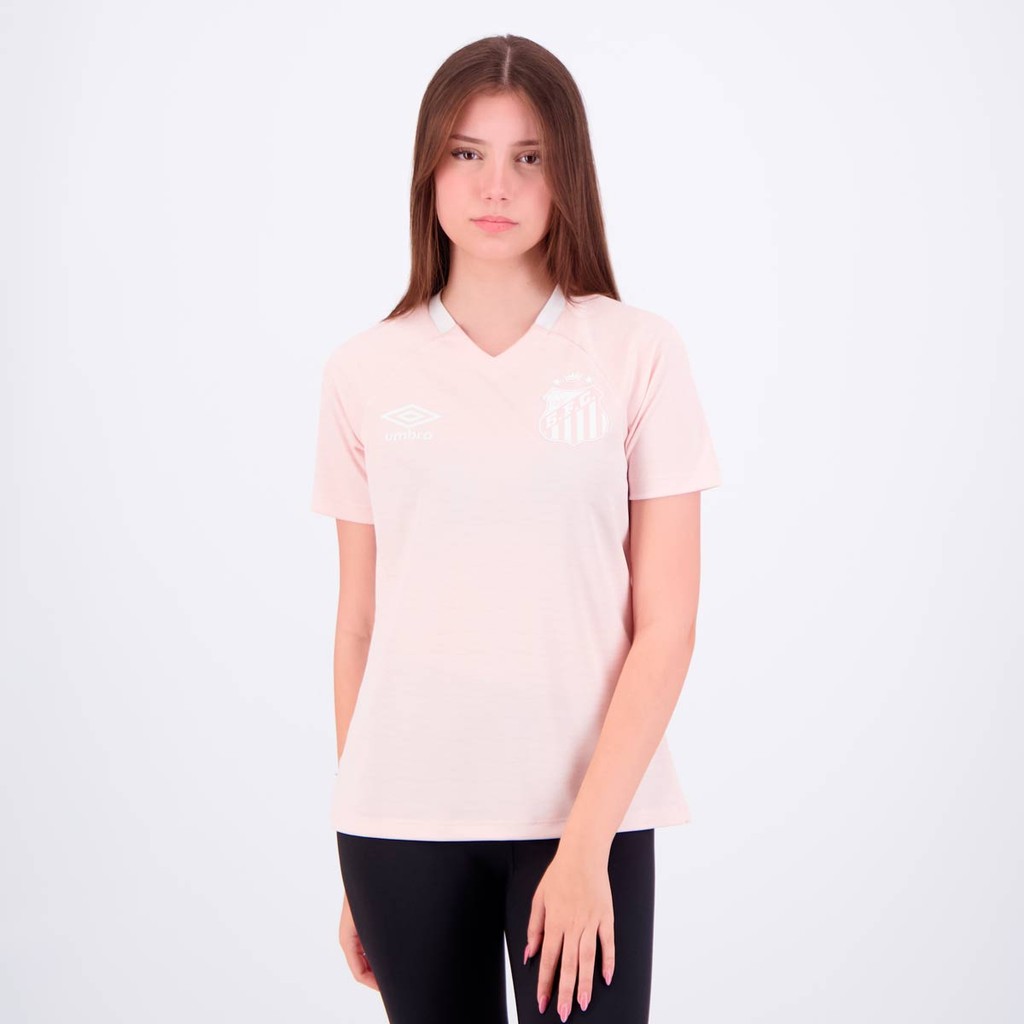 Camisa Umbro Santos Outubro Rosa 2025 Feminina em Oferta na Shopee
