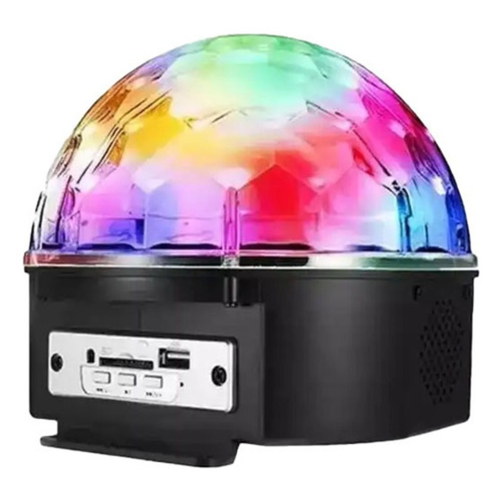 Globo De Luz Led Giratorio Festa Balada Mp3 Usb Bluetooth em Oferta na Shopee
