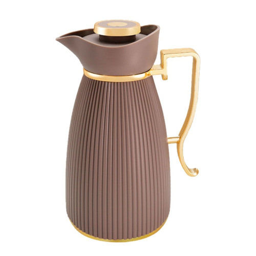 Garrafa Térmica Zaya Tuut 1L Canelada Design Sofisticado, Mantém Bebidas Quentes E Frias, Ideal Para Café E Chá em Oferta na Shopee