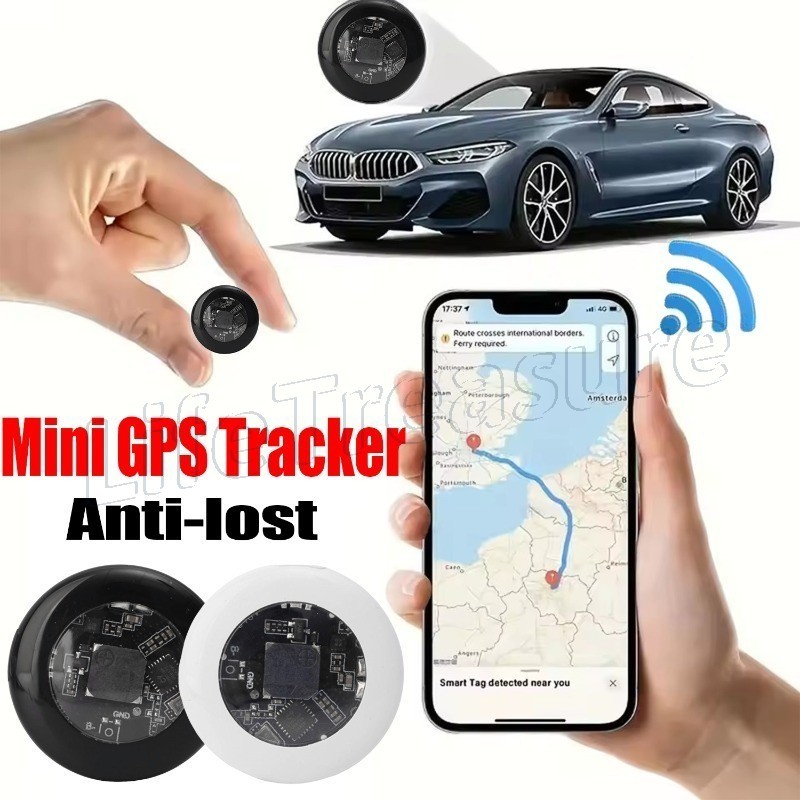 Mini Rastreador GPS-Localizador Sem Fio De Chave De Carteira-Etiqueta Rastreamento Inteligente De Posição Anti-Perda-Par