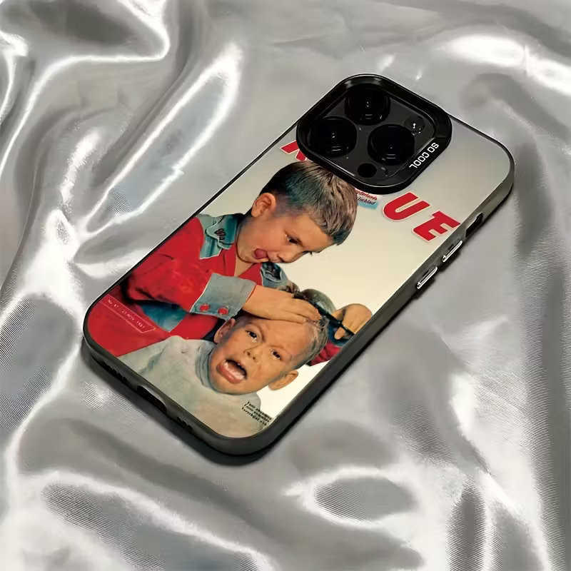 Capinha capa para Motorola moto E22 E40 G14 22 24 34 G52 54 60 G84Little Boy À Prova D'água De Choque E Dissipação De Ca