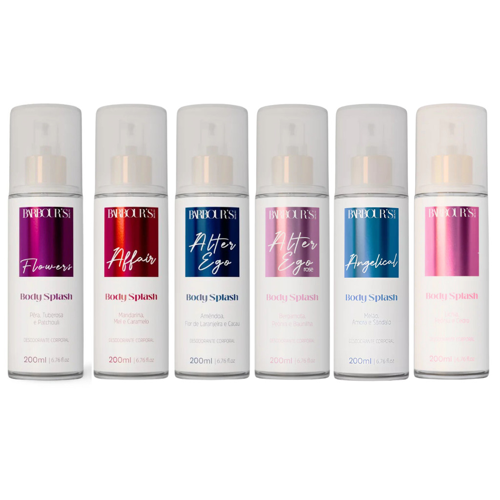 Body Splash Desodorante Colônia Corporal 200ml Barbours em Oferta na Shopee