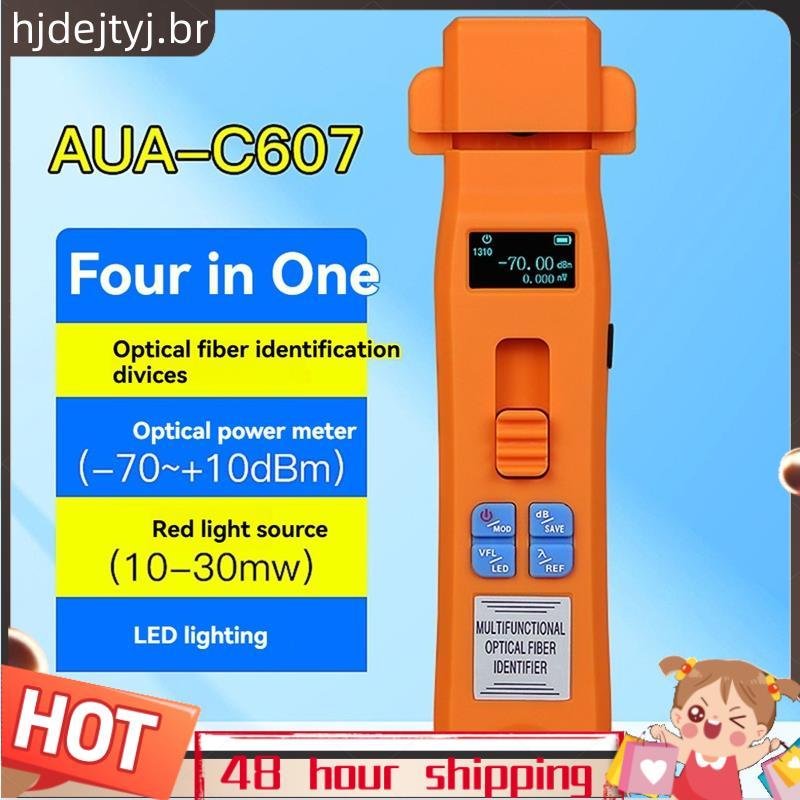 - C607 Identificador De Fibra Óptica Ativa Recarregável Testador De Cabo Viva Ferramenta FTTH OFI Integrado OPM/VFL/LED