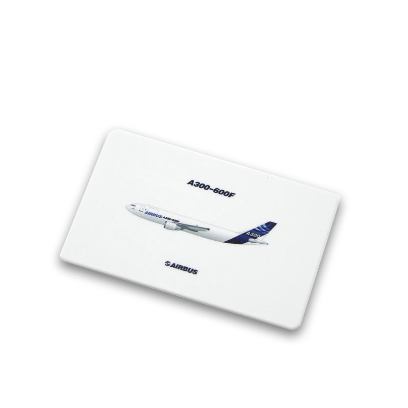 Eu amo voando|Europeu Air Guest AIRBUS A300-600F Cartão de ônibus Adesivo Cartão de identificação Adesivo de cartão de r