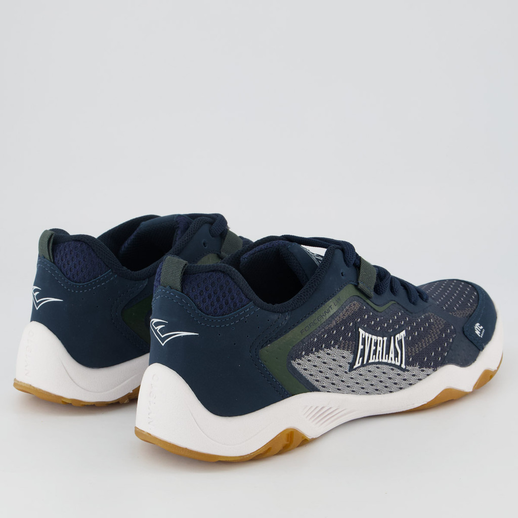 Tênis Everlast Forceknit Low Marinho e Verde — imagem 2 de 2