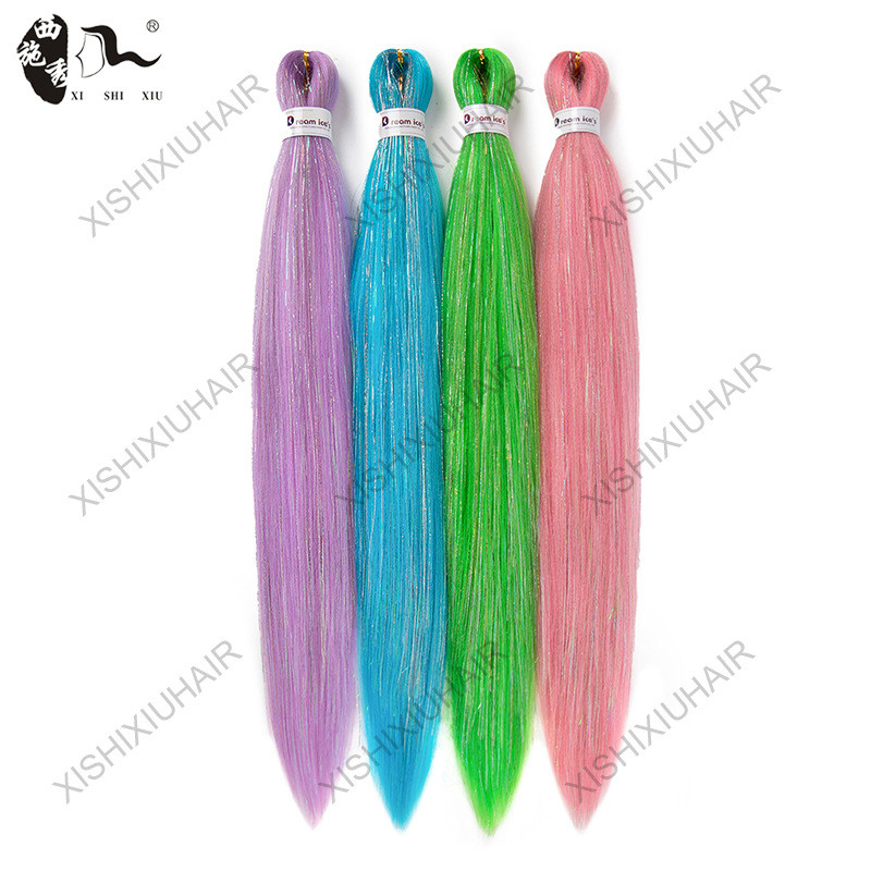 Peruca atacado cabelo sujo briads trançado cabelo colorido ez crochê tranças fáceis de cabelo africano tranças ouro prat