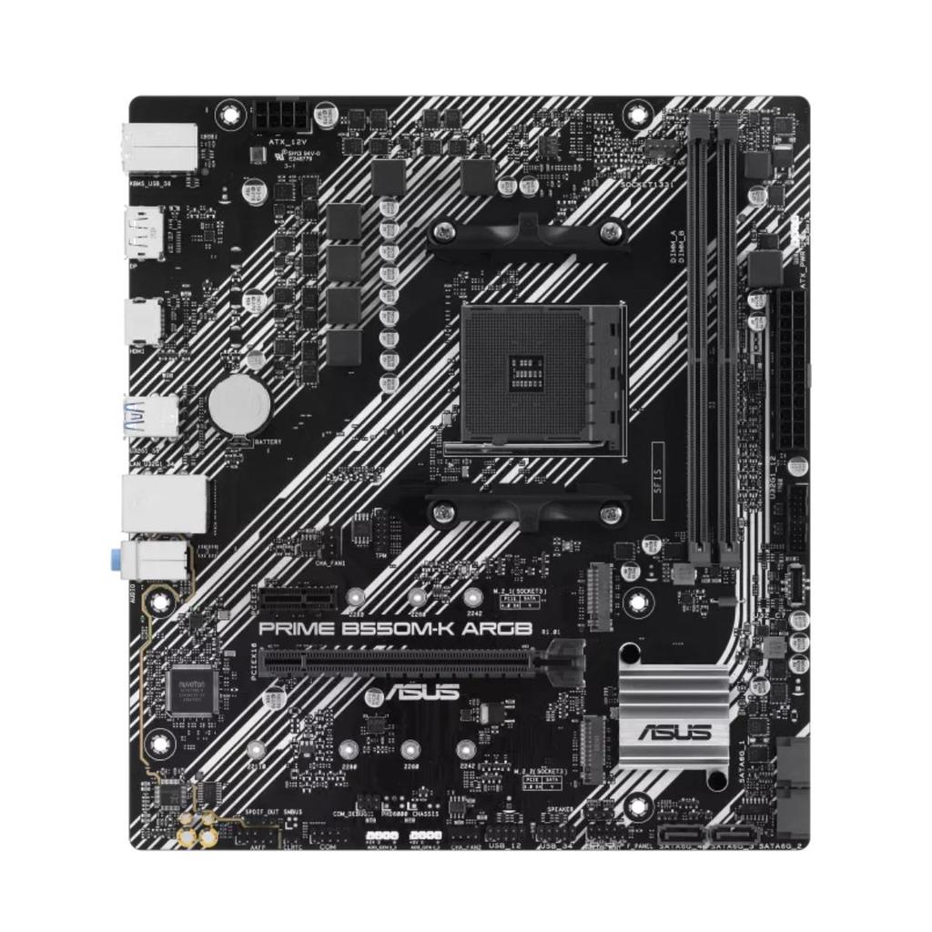 Placa Mãe Asus Prime B550M-K ARGB - 90MB1GC0-M0EAY0