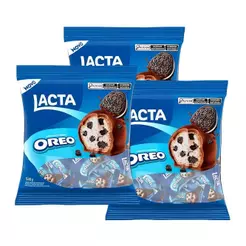 Kit 3 Chocolates Lacta Oreo 540g