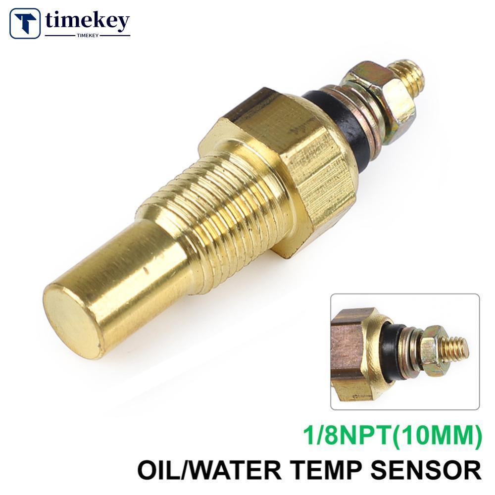 TIMEKEY Universal Temperatura Da Água Do Carro 1/8 Npt Sensor De Óleo Refrigerante Remetente Elétrico Transmissão Medido