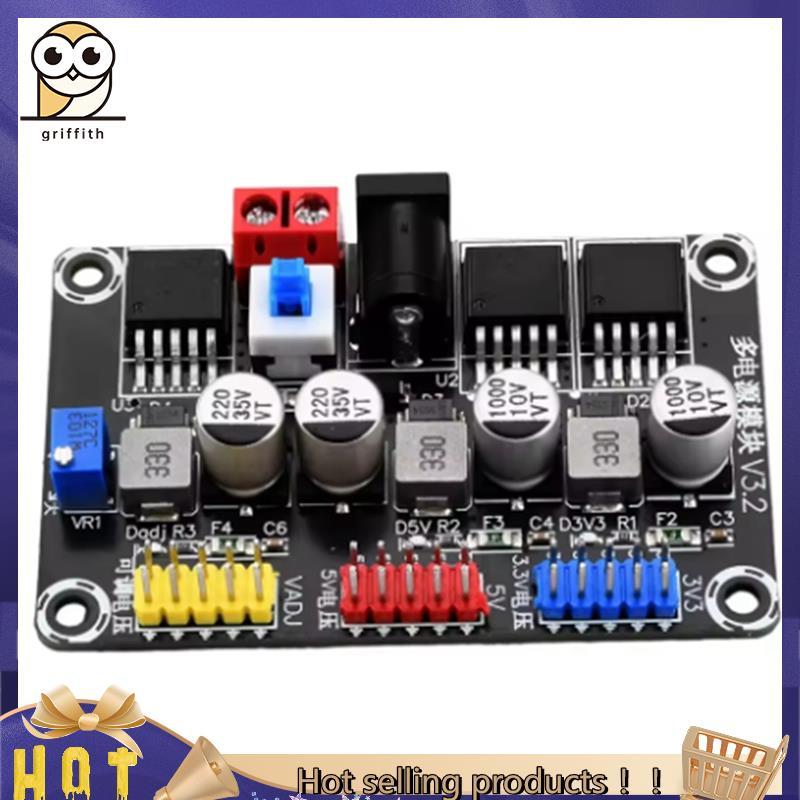 Módulo Regulador Abaixador Ajustável DC7-25V Para DC3.3V/5V Fonte De Alimentação Regulada Unidade Inteligente De Gerenci