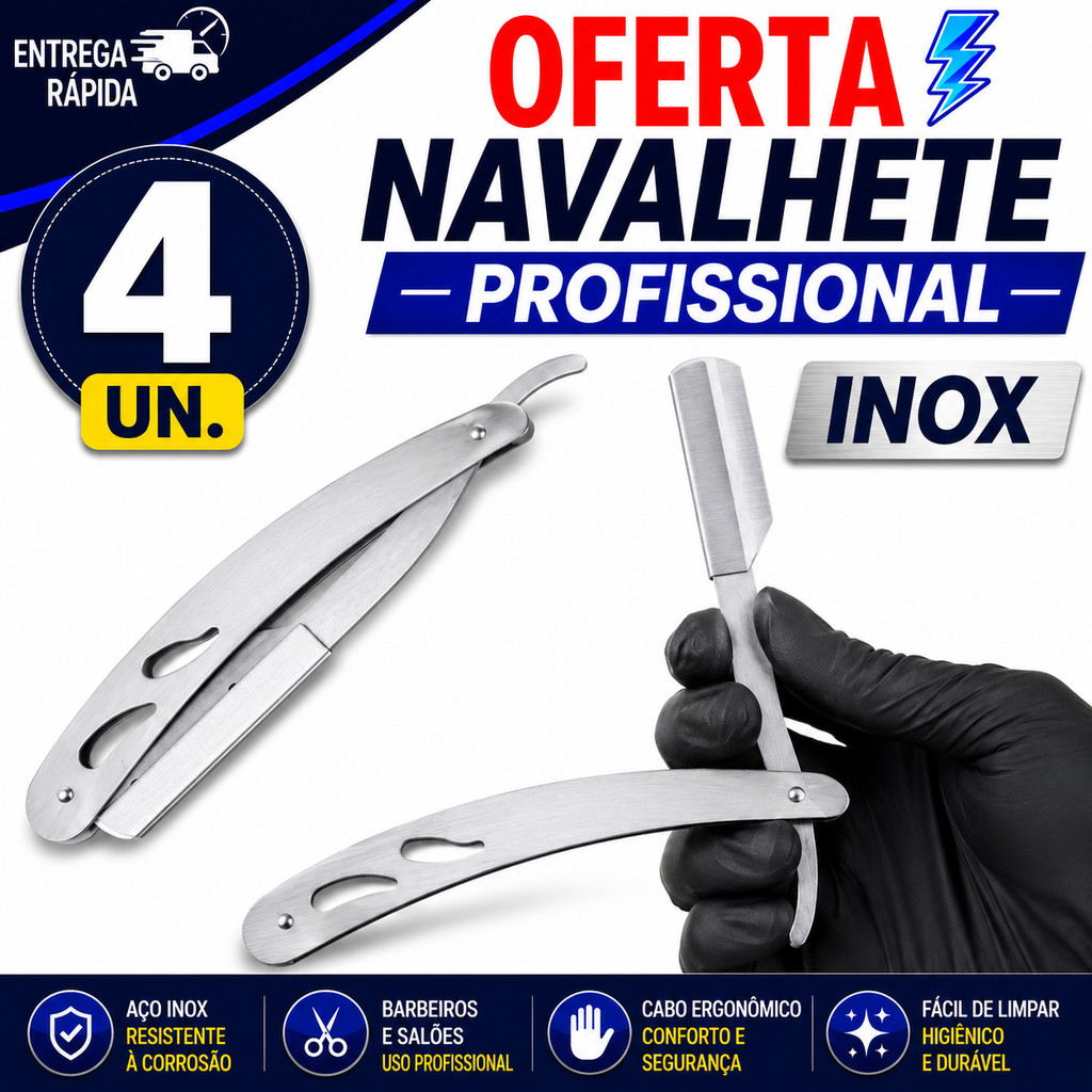 FERRAMENTA PROFISSIONAL PARA BARBEIRO CORTE PRECISO E ALINHAMENTO