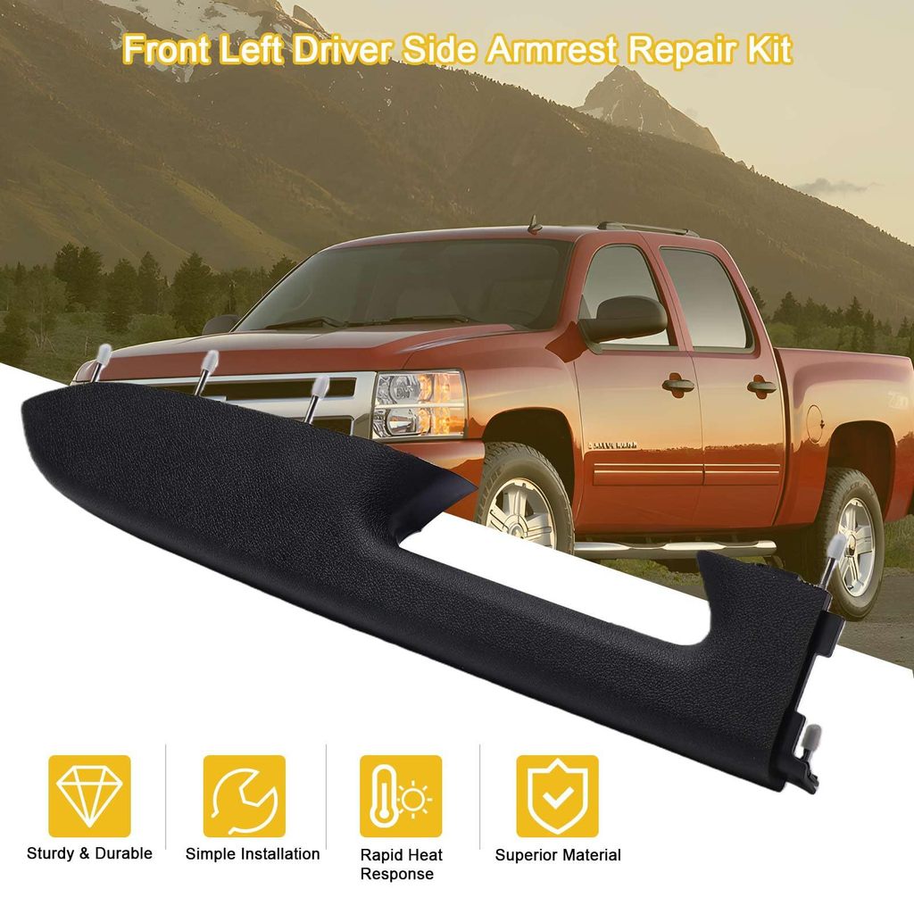 Apoio de Braço para Carro 22818465 Compatível com Chevrolet Silverado 1500 3500, Apoio de Braço para Painel de Porta 228