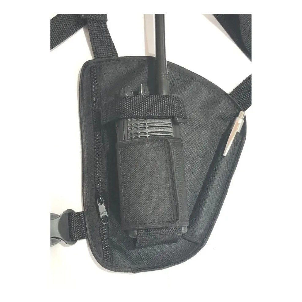 Colete Transversal Com Zíper Material Nylon 600