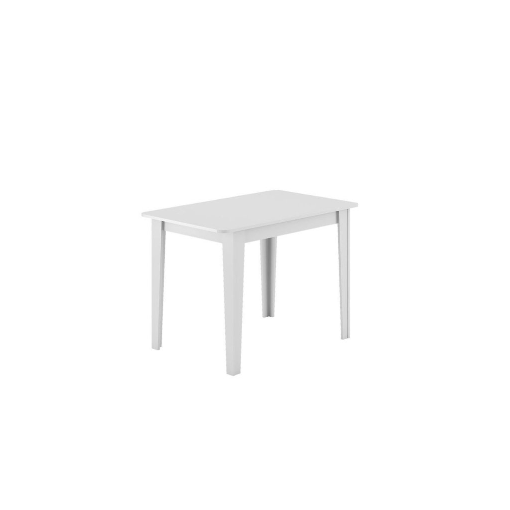 Mesa de Jantar Retangular 110x68cm Nicoli Branco Branco