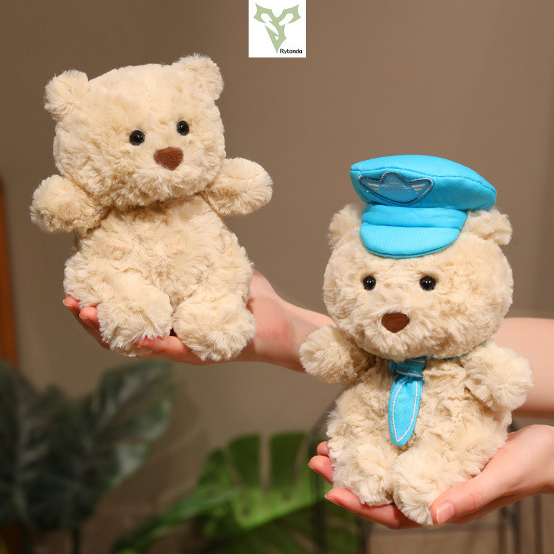 Rytanda Ursinho Brinquedo De Pelúcia Bonito Simulação Urso Travesseiro Divertido Animal Guaxinim Sapo Boneca Namorada Es