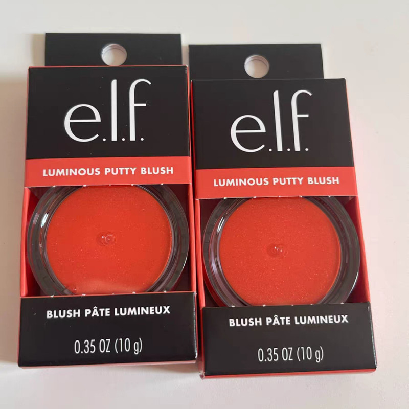 Elf Putty Bronzer Powder Blush Cream 10g Contendo Óleo De Ve E Nozes Textura Hidratante Vitalidade Inchaço Facial Pó Ilu