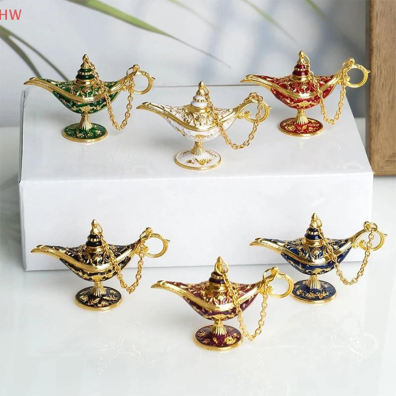 Decoração da Lâmpada Mágica do Aladim, Adequada para Decoração de Sala de Estar, Estilo Vintage, Ideal para Decoração de