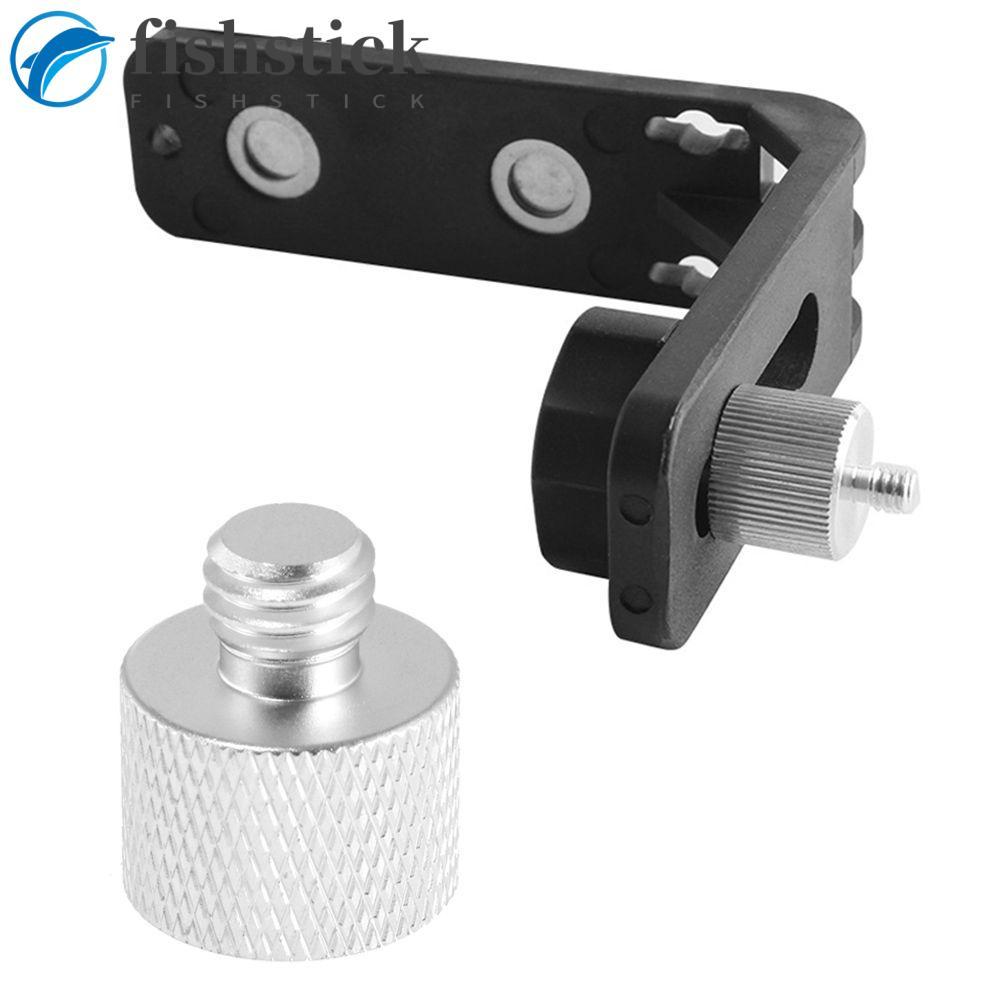 FISHSTICKA Tripé Adaptador Equipamentos Acessórios Para 1/4 Rosca Laser Nível Rangefinder 5/8 " Suporte De Parafuso Foto