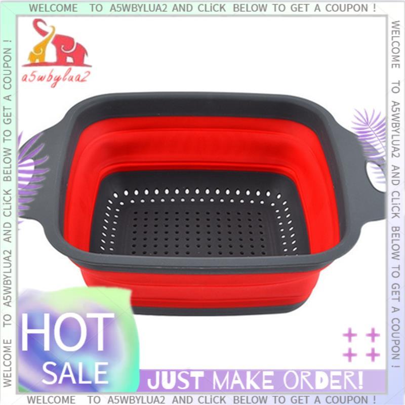 Cesta De Drenagem Dobrável De Silicone , Filtro De Lavagem De Frutas E Vegetais , Escorredor , Ferramenta De Prato De Ar