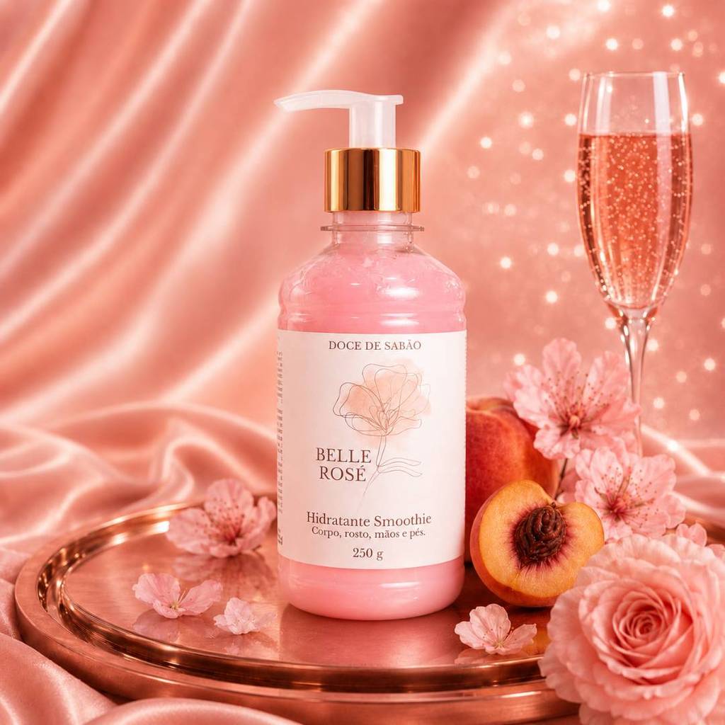 Hidratante Smoothie para o corpo Belle Rosé 250g