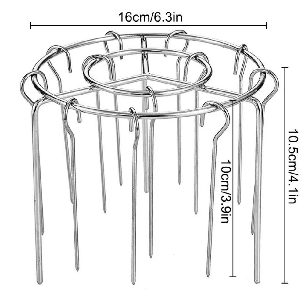 Suporte Vertical para Grelhador, Suporte Removível para Espetos de Corda, Acessório para Air Fryer com Agulha