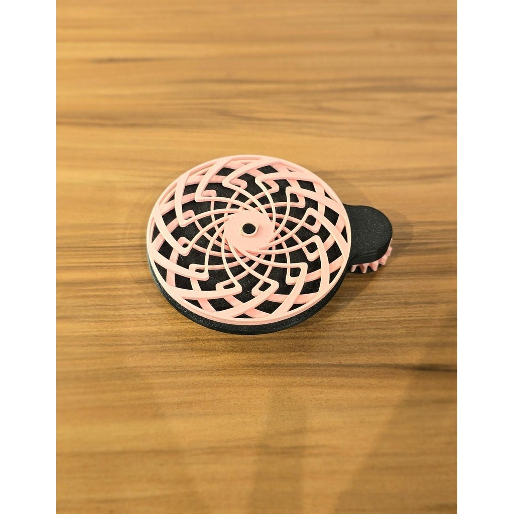 Brinquedo Giratório Fidget Spinner Design Moderno Impressão 3D Antiestresse Ansiedade