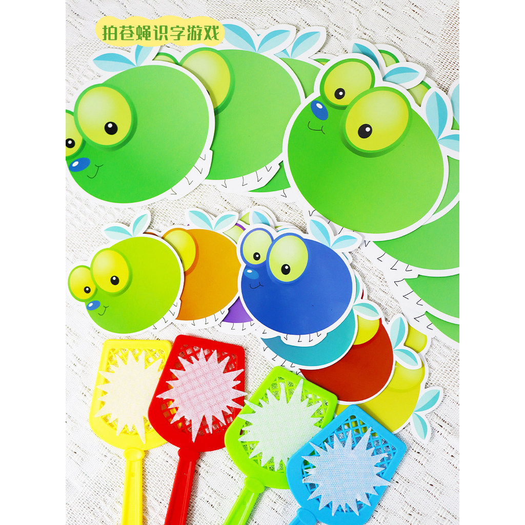 Fly Swatter Toys Escola Primária Inglês Sala de Aula Alfabetização Jogo de Tabuleiro Educação Infantil Pinyin Auxiliares