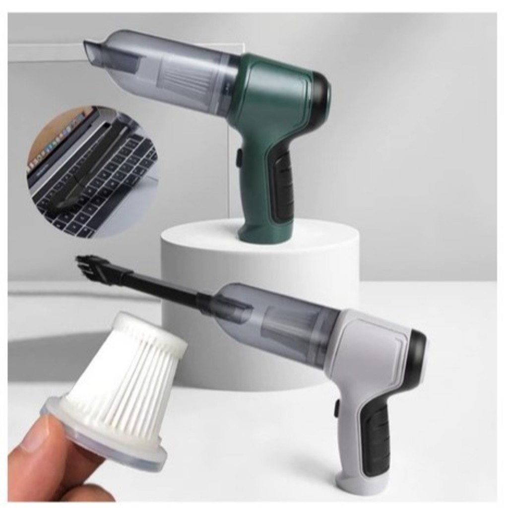 Mini Aspirador De pó Portátil Automotivo e Casa Potente Recarregável - TX