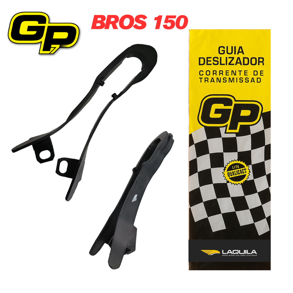 Guia Deslizante Corrente Transmissão Nxr Bros 125 - 150 Saboneteira em Oferta na Shopee