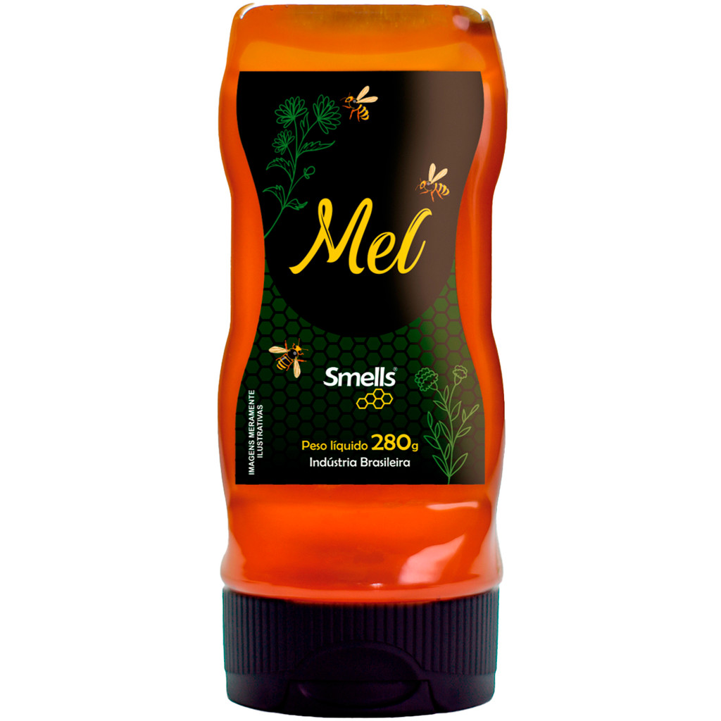 Bisnaga Mel Natural Melzinho 280g Molho Tempero Frios Churrasco Saladas Pimenta Intenso Suave Smells
