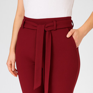 Calça Crochard femenina tecido crepe estilo alfaiataria em Oferta na Shopee