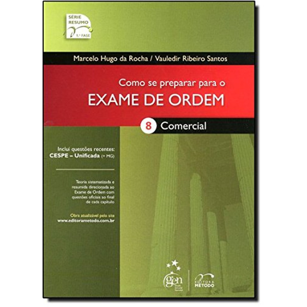 Como se Preparar Para o Exame de Ordem: Comercial - Vol.8