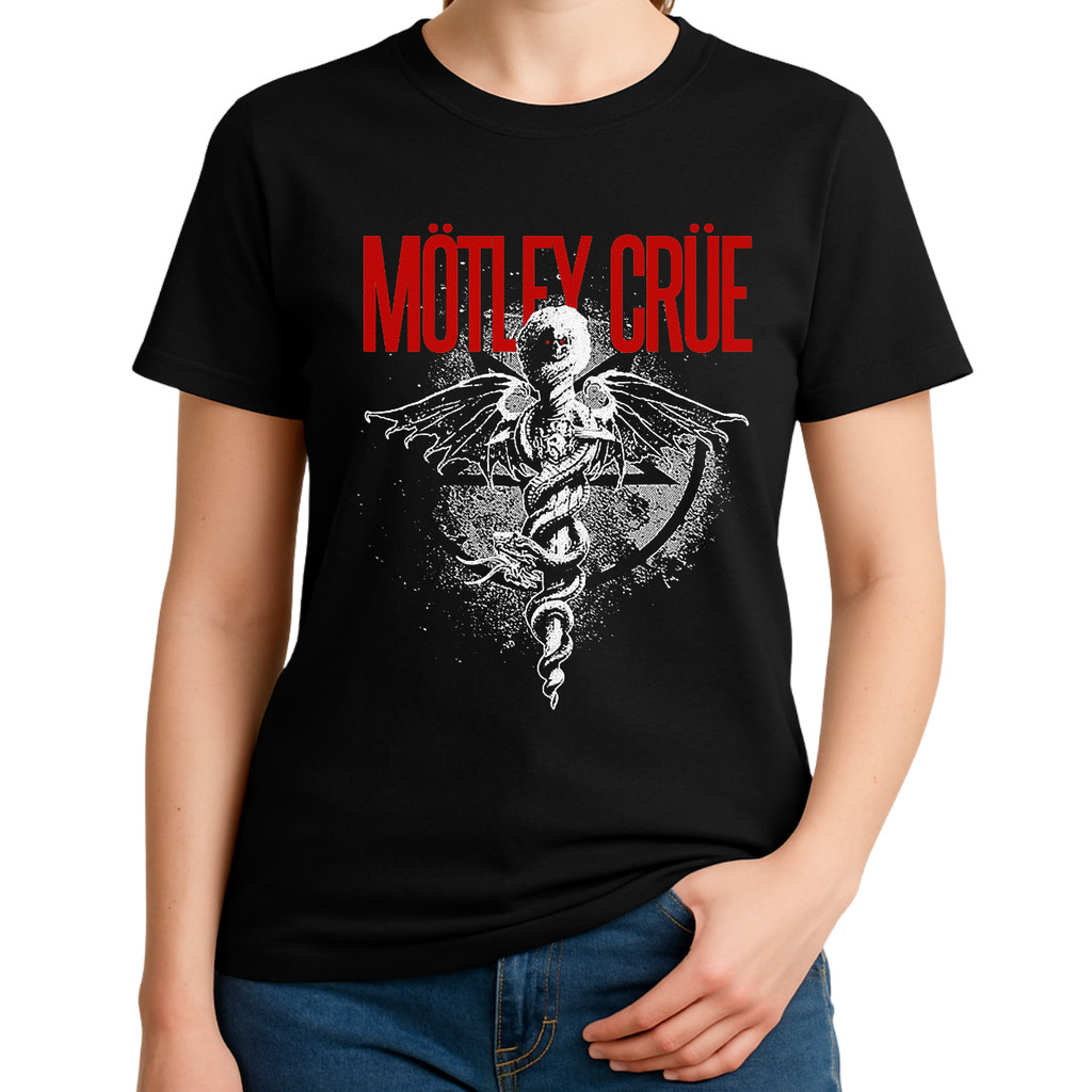Camiseta Motley Crüe Dr. Feelgood Rock Heavy Metal Estampa Camisa Premium 100% Algodão Unissex