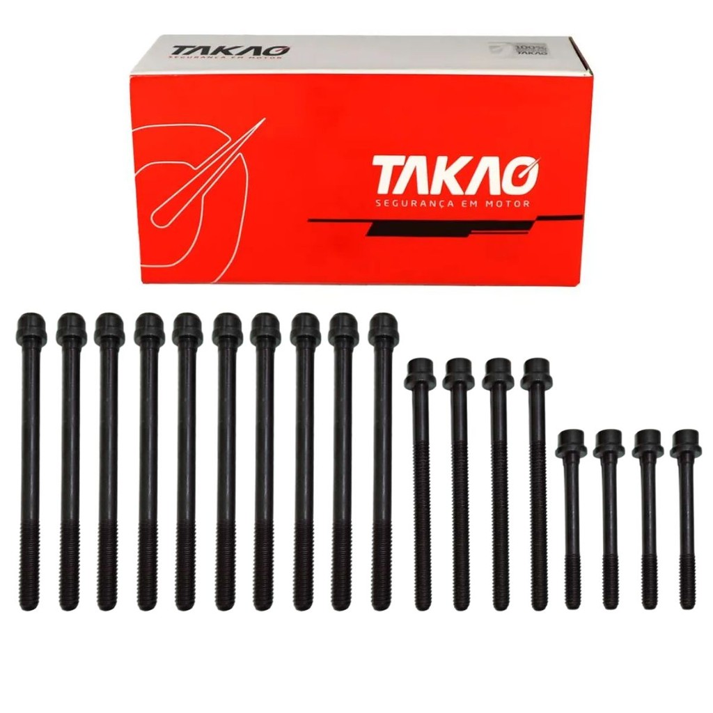 Parafuso De Cabeçote (Jg) Dakota 2.5T 8V 1999 A 2001 / Cherokee 2.5 8V 1999 A 2001 / Dakota 2.5T 8V 1999 A 2001