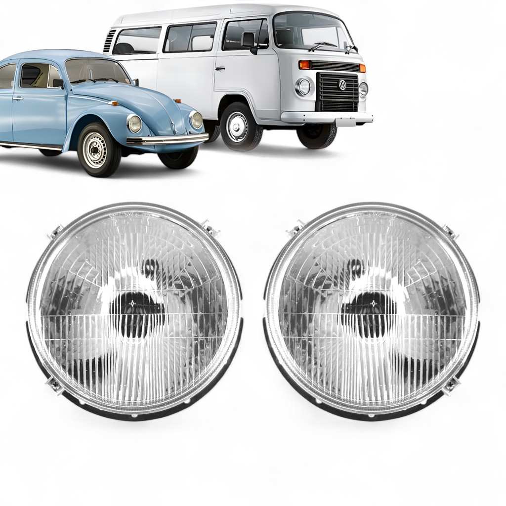 Par Farol Fusca Kombi Modelo Original 73 74 A 2014 Completo