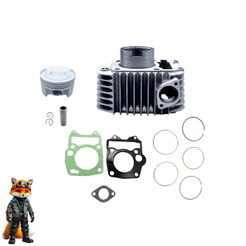KIT MOTOR CILINDRO PISTAO E ANEIS BIZ 125 CARBURADA