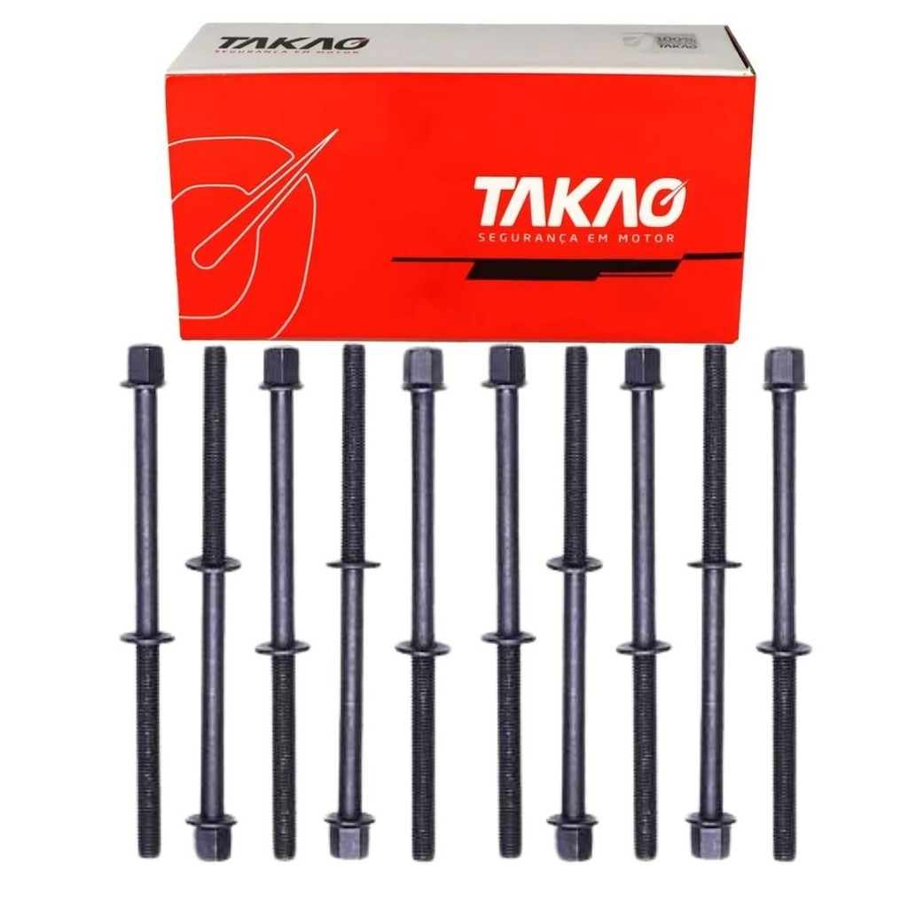 Parafuso Cabeçote (Jg) Fit Lx 1.4 8V 2003 A 2008 / Fit Lxl 1.4 8V 2003 A 2008 / Fit Twist 1.5 16V 2009 A 2013