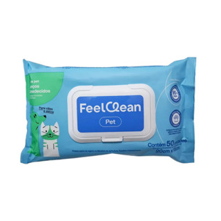 Lenço Umedecido Feelclean Pet 50 Unidades em Oferta na Shopee