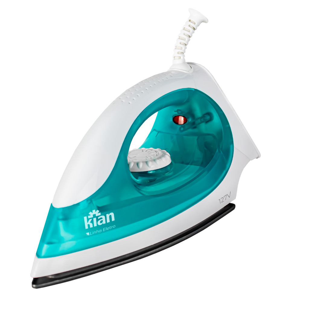 Ferro de Passar a Seco Kian 127V 1300W Verde FP-100