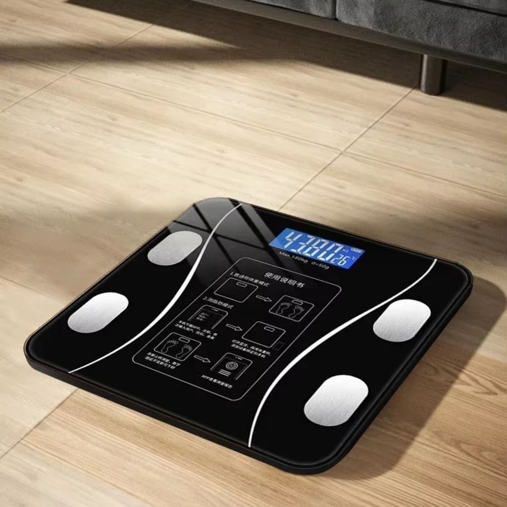 Balança Digital Bioimpedância Até 180kg De Academia Dieta Treino c/ Aplicativo Bluetooth