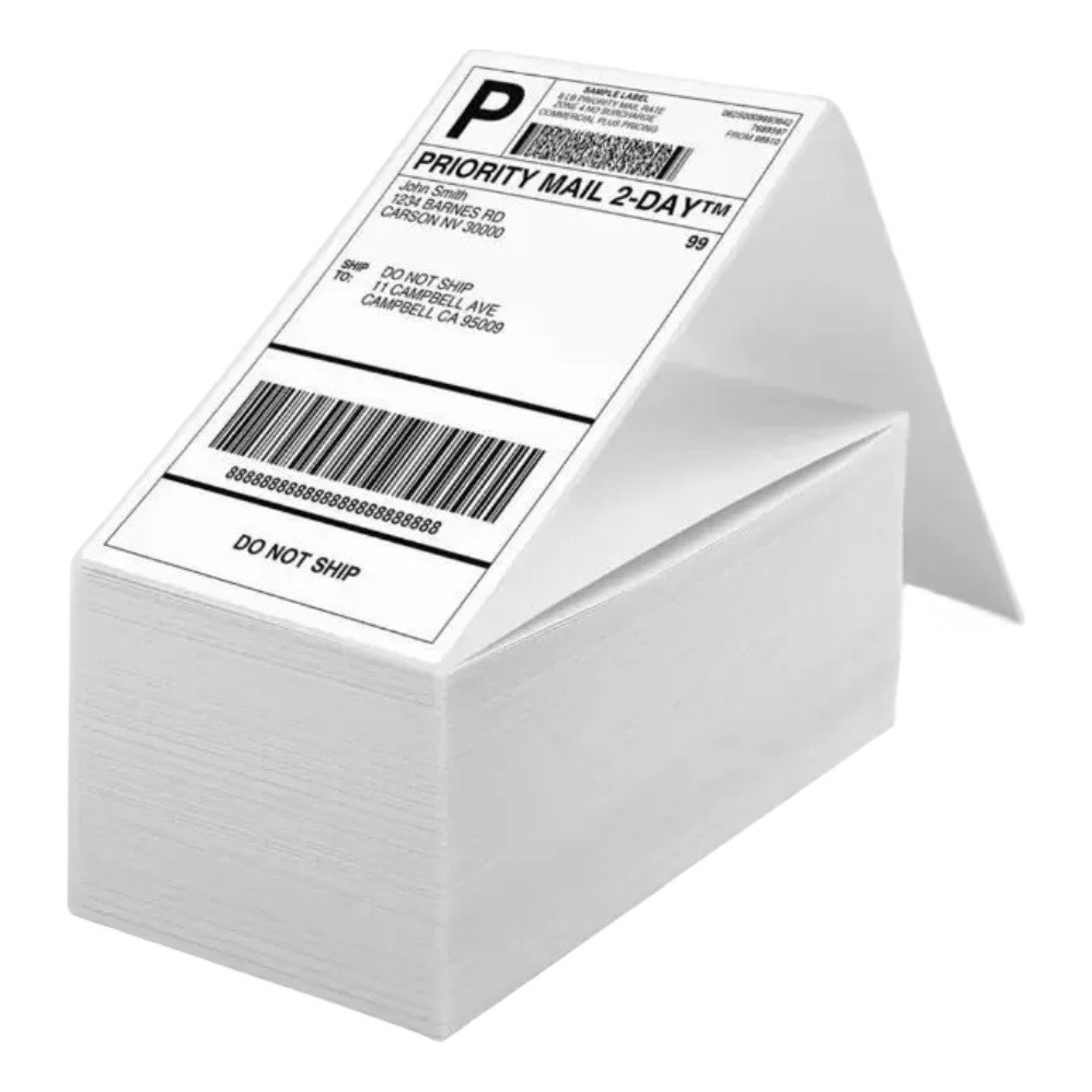 500 Etiqueta Térmica Sem Rolo 10x15 /100x150 Formato Resmas em Oferta na Shopee