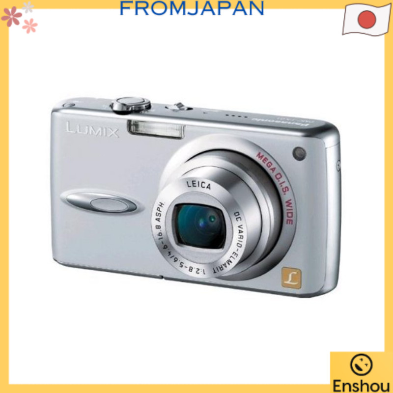 [USED]Do Japão [Usado] Panasonic 6 Mega/Grande Angular 28mm LUMIX DMC-FX01-S (Prata)