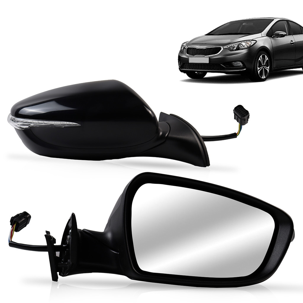 Retrovisor Cerato 2014 2015 2016 2017 2018 2019 Elétrico Com Pisca em Oferta na Shopee