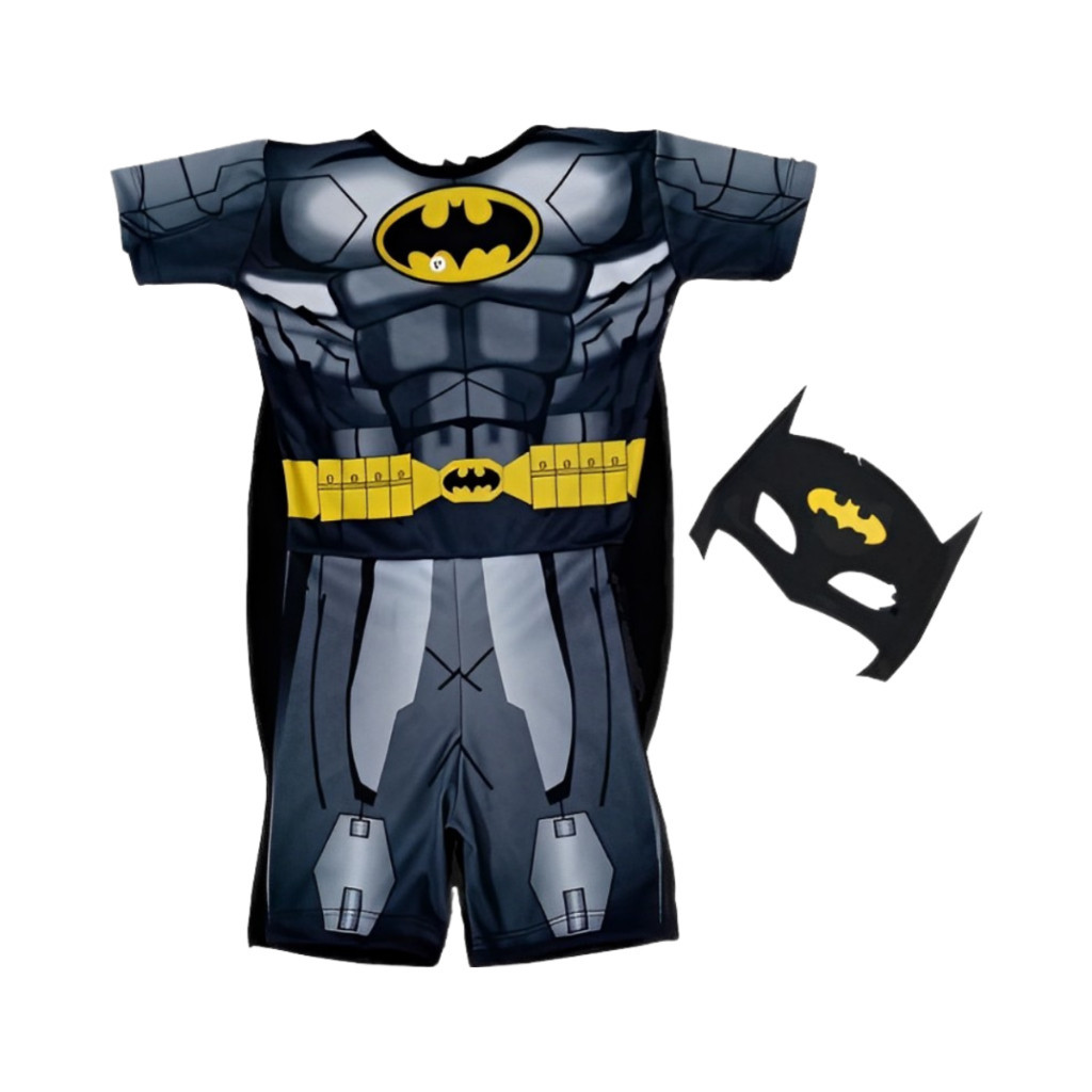 Fantasia Infantil Batman Traje Super Herói Infantil em Oferta na Shopee