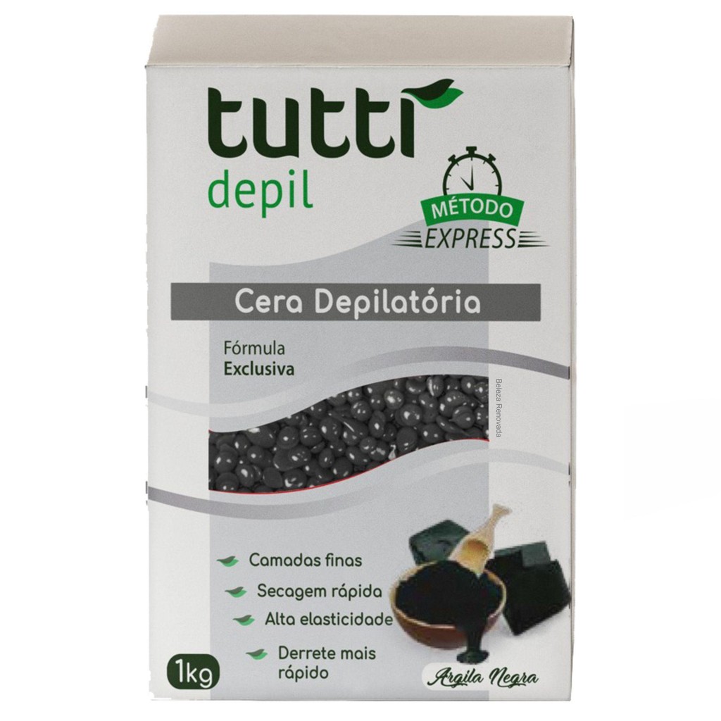 Cera express granulada depilatório 1kg Tutti Depil em Oferta na Shopee