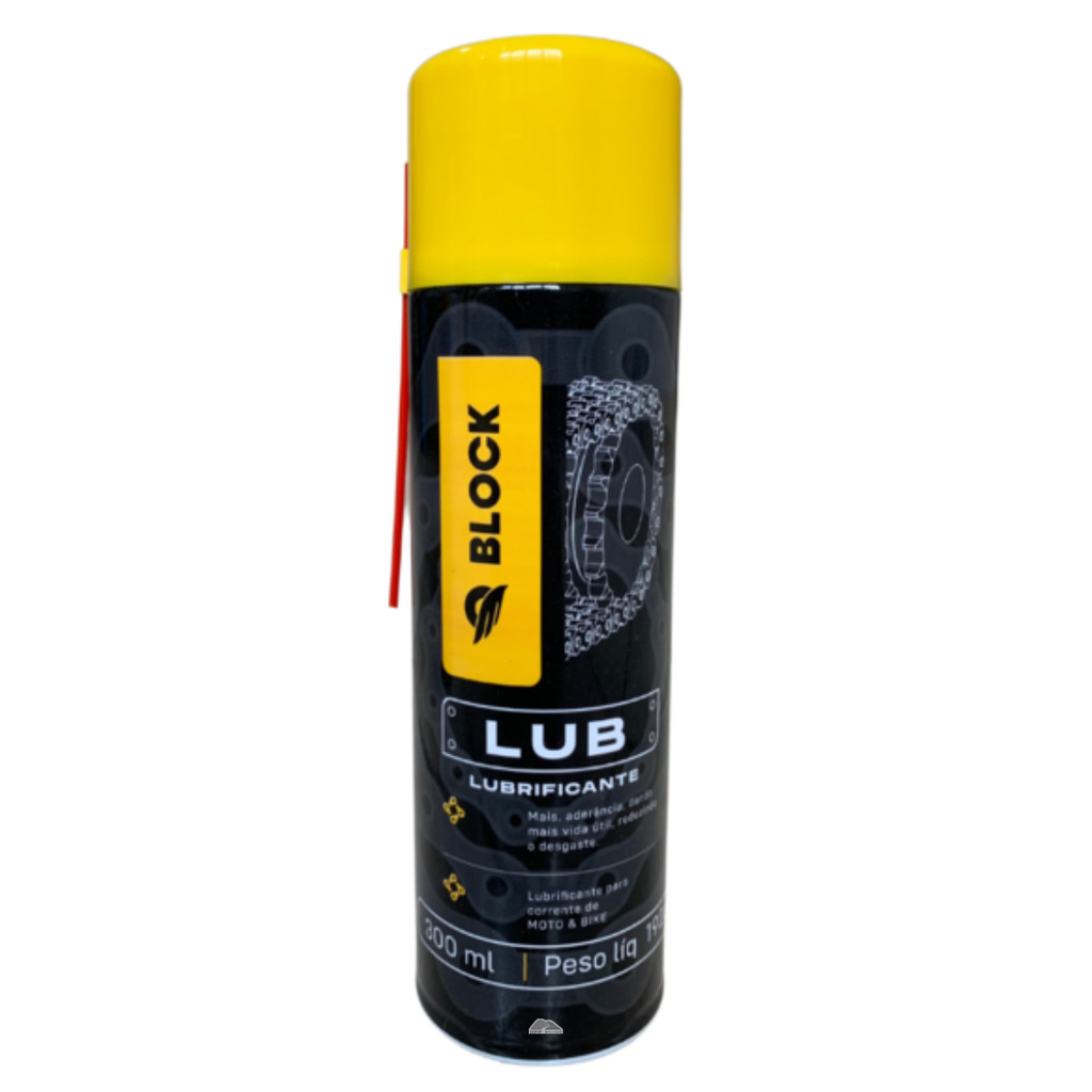 OLEO CORRENTE BLOCK LUB MOTO E BIKE 300ML em Oferta na Shopee