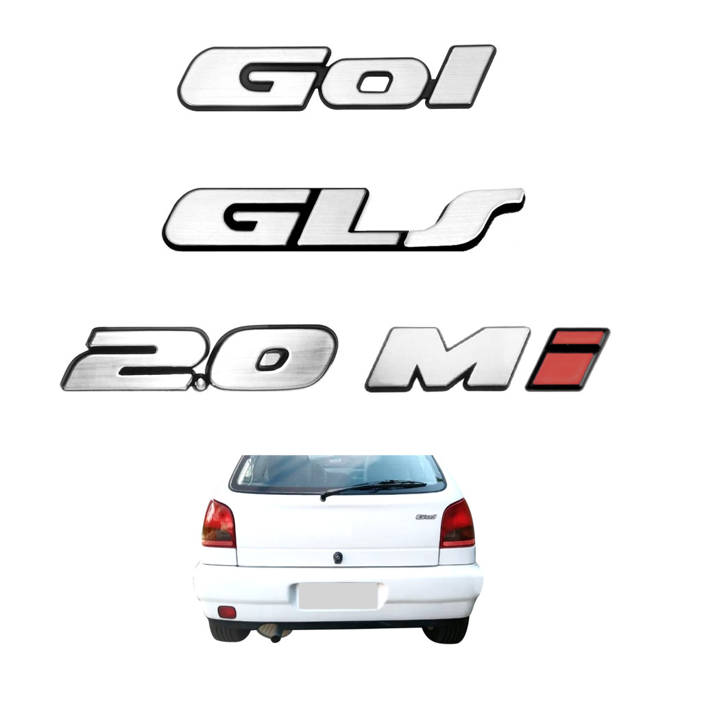 Emblemas Gol Gls 2.0 Mi - Bola G2 - Modelo Original