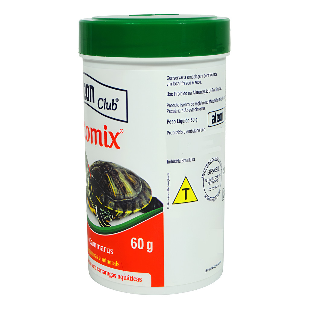 Ração Reptomix Para Tartarugas Aquáticas Alcon Club 60g