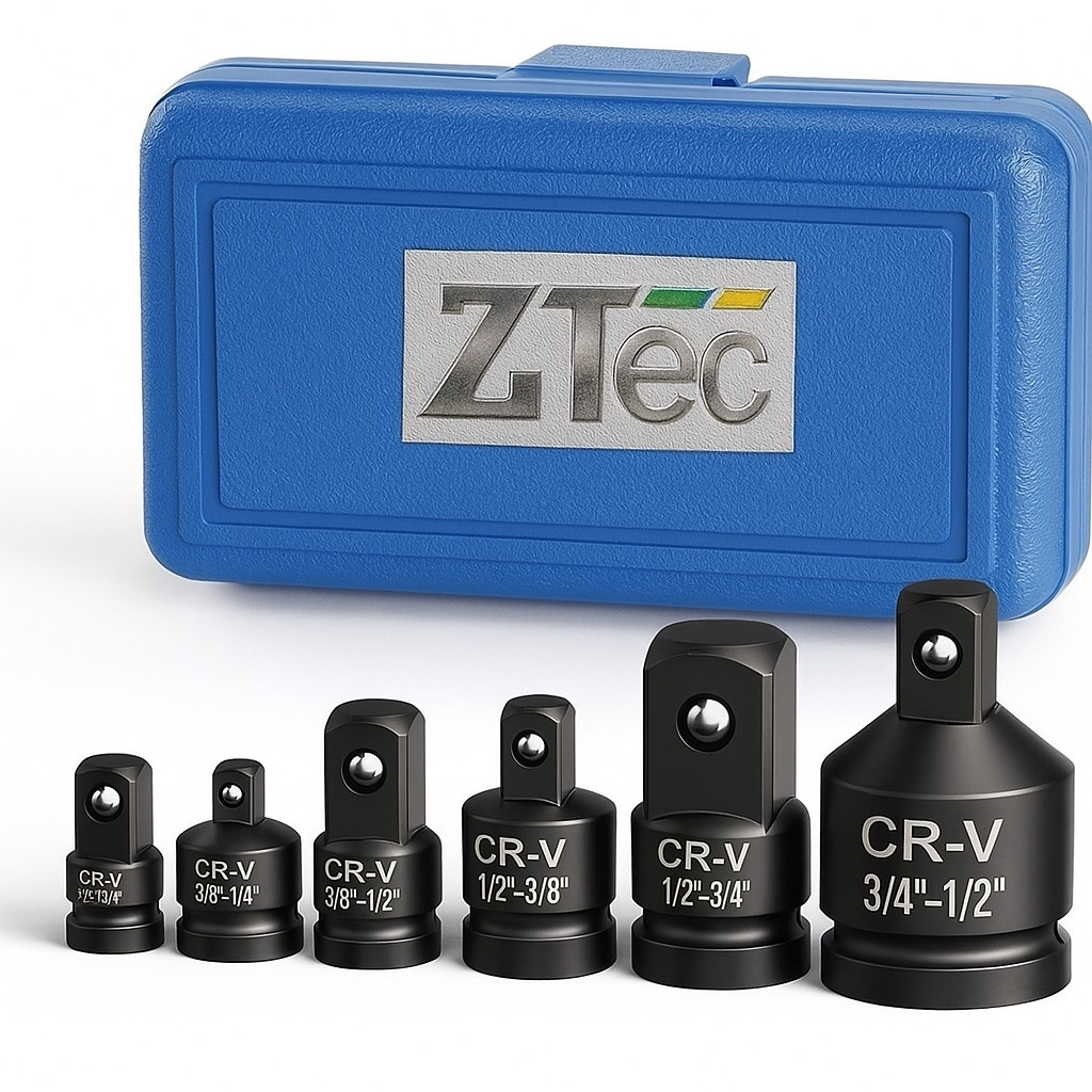 JOGO DE ADAPTADORES DE IMPACTO PARA SOQUETE COM 6 PECAS 1/4 A 3/4 POL. YZ4041A ZTEC em Oferta na Shopee