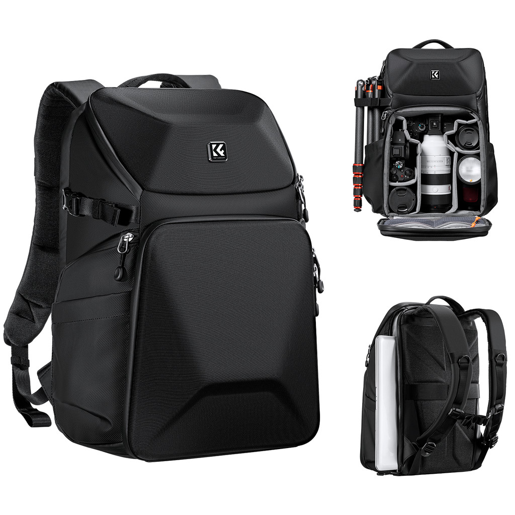 Mochila 20L Profissional Fotografia Câmeras Lentes Dslr K&F